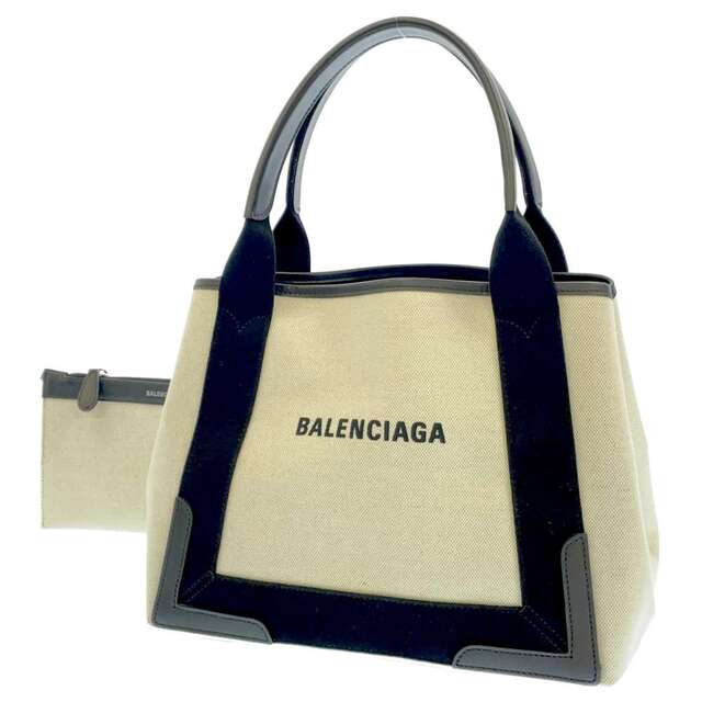 バレンシアガ BALENCIAGA トートバッグ 339933 ネイビーカバスＳ-