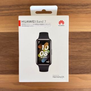 ファーウェイ(HUAWEI)の【新品未開封】Huawei band 7 日本語対応 スマートウォッチ ブラック(その他)