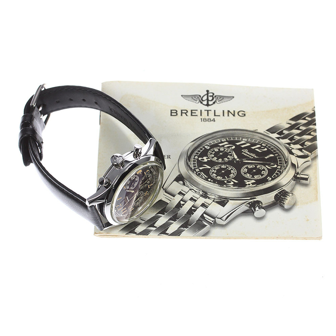 ☆良品 【BREITLING】ブライトリング ナビタイマー プレミエ クロノグラフ A40035 自動巻き メンズ_730486 特急 