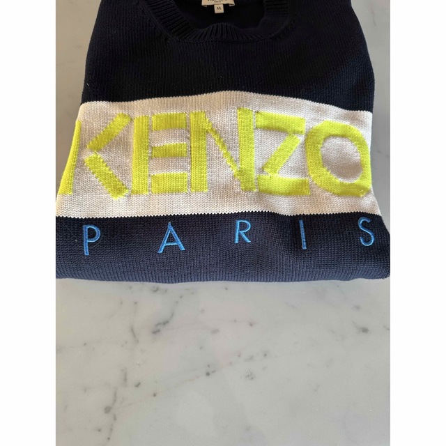 KENZO(ケンゾー)の今田耕司着用 超レア　KENZOニットセーター　ケンゾウ　Mサイズ メンズのトップス(ニット/セーター)の商品写真