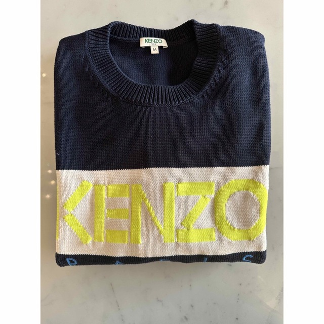 KENZO(ケンゾー)の今田耕司着用 超レア　KENZOニットセーター　ケンゾウ　Mサイズ メンズのトップス(ニット/セーター)の商品写真