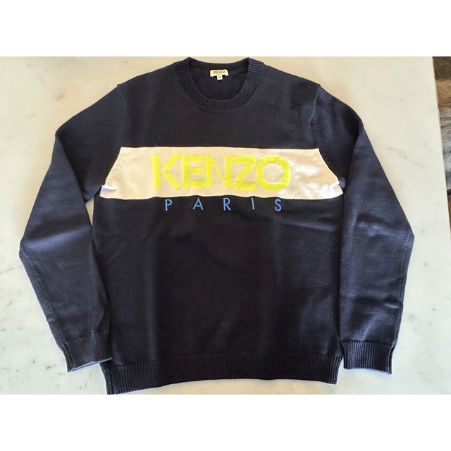 KENZO(ケンゾー)の今田耕司着用 超レア　KENZOニットセーター　ケンゾウ　Mサイズ メンズのトップス(ニット/セーター)の商品写真