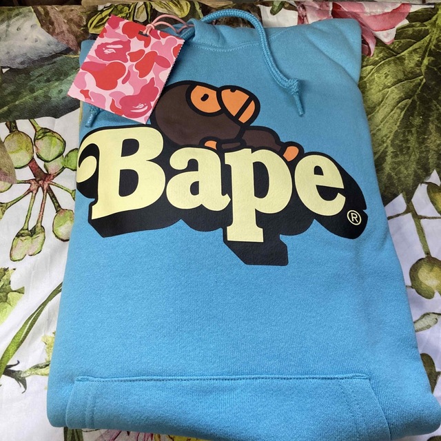 A Bathing Ape パーカー　サックスブルー