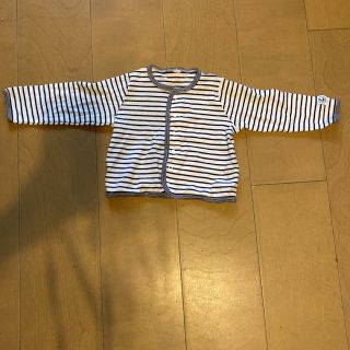 プチバトー(PETIT BATEAU)の【プチバトー】カーディガン（12ヶ月／74㎝）(カーディガン/ボレロ)