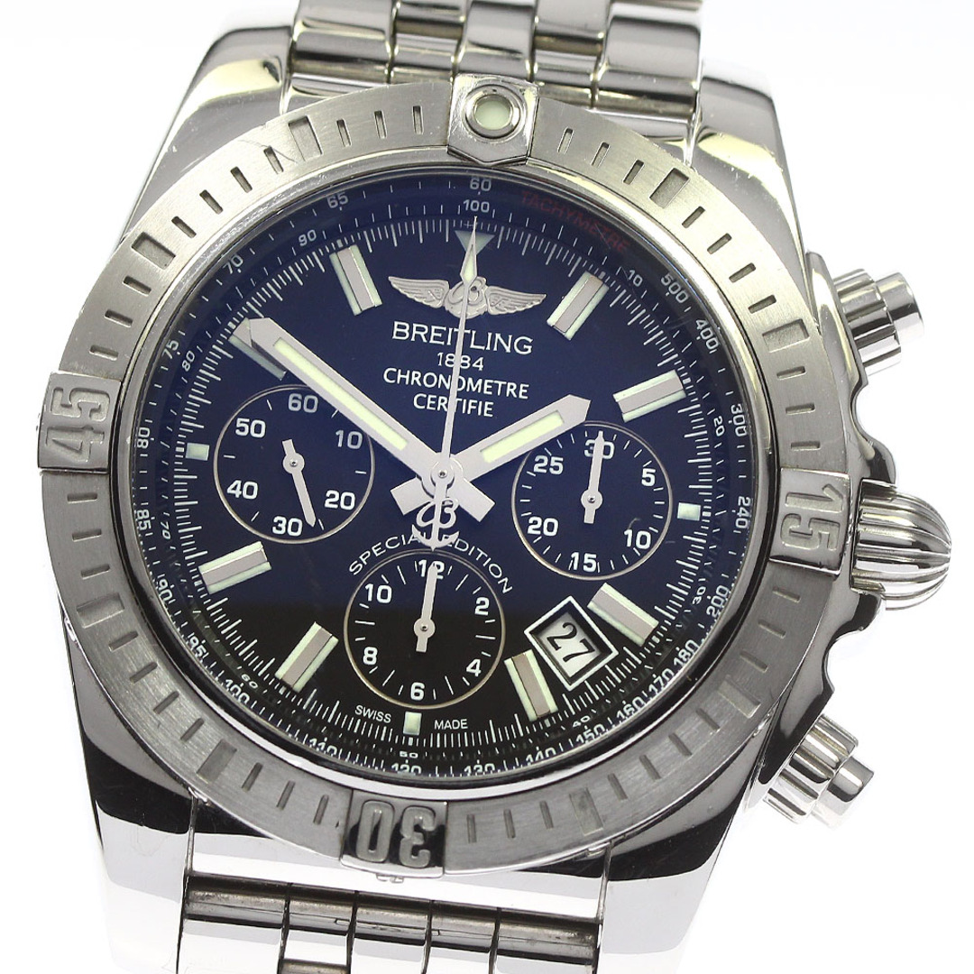【福袋セール】 BREITLING - メンズ_731436 自動巻き AB011511 日本限定モデル スペシャル クロノマット44 ★箱・保証書付き【BREITLING】ブライトリング 腕時計(アナログ)