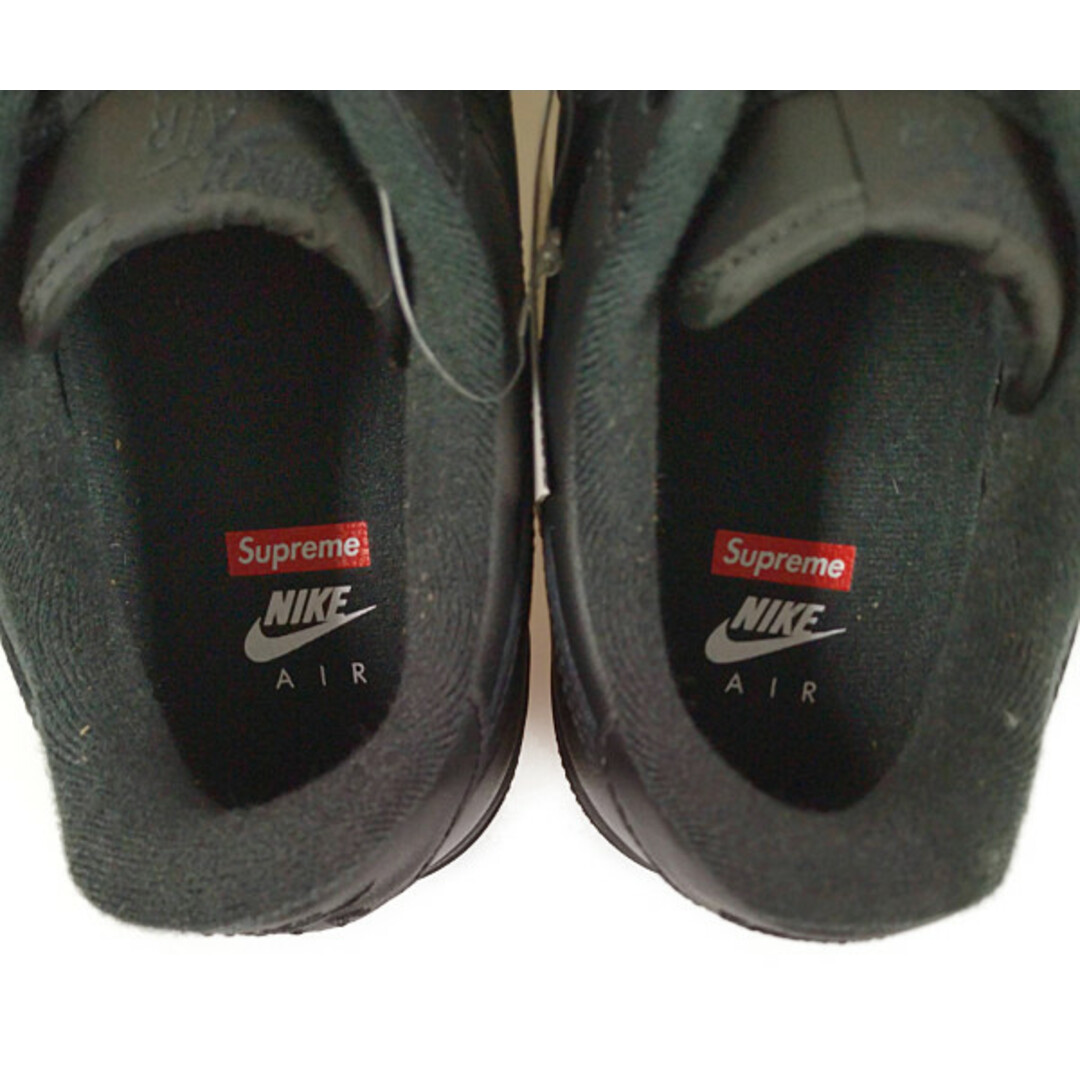 SUPREME×NIKE CU9225-001 AIR FORCE 1 LOW SP エアフォース シューズ ブラック サイズUS8=26cm 正規品 / 29619