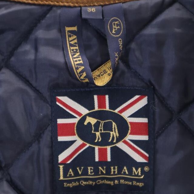 LAVENHAM - ラベンハム 英国製 キルティングジャケット 36 ブラウン系