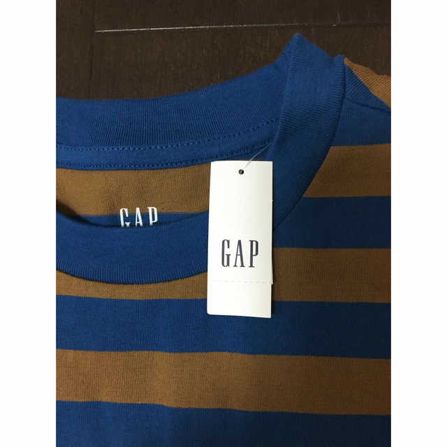 GAP(ギャップ)の最終値下げ。GAP ボーダーロンT 新品、未使用。 メンズのトップス(Tシャツ/カットソー(七分/長袖))の商品写真