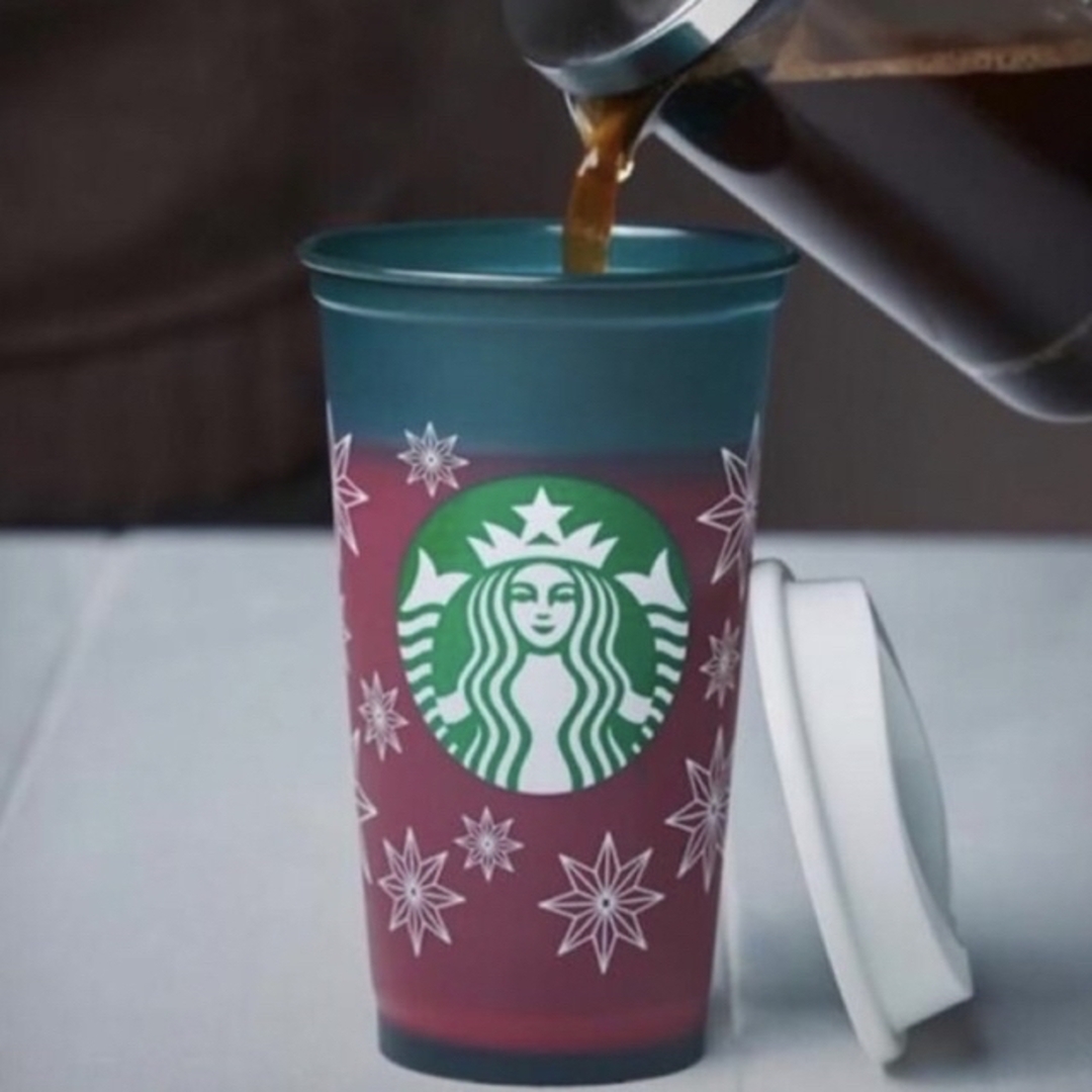 Starbucks Coffee(スターバックスコーヒー)の海外限定　スターバックス　リユーザブルカップ　ヨーロッパ　 インテリア/住まい/日用品のキッチン/食器(容器)の商品写真