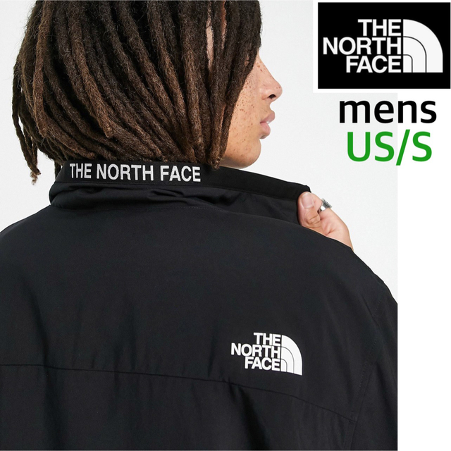 【海外限定】TNF メンズ　ウィンドブレーカー　ブラック　US/S 日本サイズM