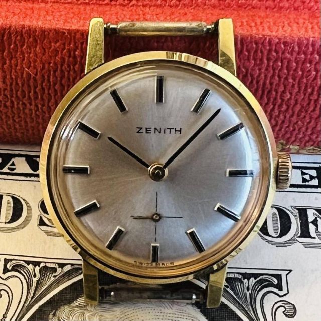 桜瑪瑙 【古き良き時代】ZENITH ゼニス アンティーク メンズ 腕時計 手