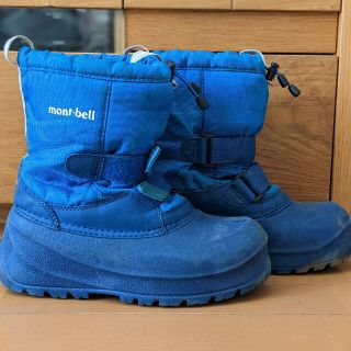 モンベル(mont bell)の【mont-bell】スノーブーツ　キッズ青（22センチ）(ブーツ)