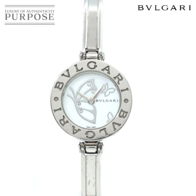 結婚祝い BZ22S ビーゼロワン BVLGARI ブルガリ BVLGARI バタフライ 90180178 VLP B-zero1 クォーツ ダイヤ  4P 腕時計 レディース ウォッチ バングル 腕時計