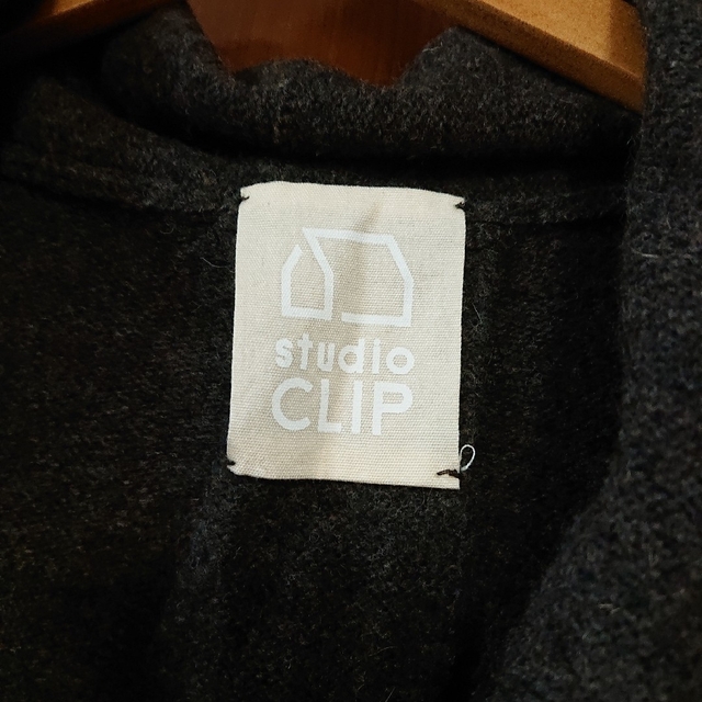 STUDIO CLIP(スタディオクリップ)のstudio CLIP  ウールカシュークールカーディガン 新品 スタディオクリ レディースのトップス(カーディガン)の商品写真