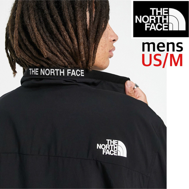 THE NORTH FACE - 【海外限定】TNF メンズ　ウィンドブレーカー　ブラック　US/S 日本サイズL