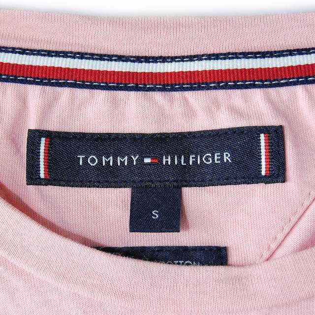 TOMMY HILFIGER(トミーヒルフィガー)のトミーヒルフィガー Tシャツ カットソー 半袖 ロゴ バックプリント S ピンク メンズのトップス(Tシャツ/カットソー(半袖/袖なし))の商品写真