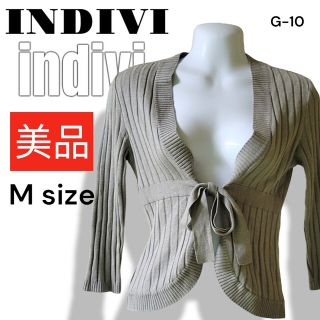 インディヴィ(INDIVI)のインディヴィ　カーディガン　ボレロ(カーディガン)