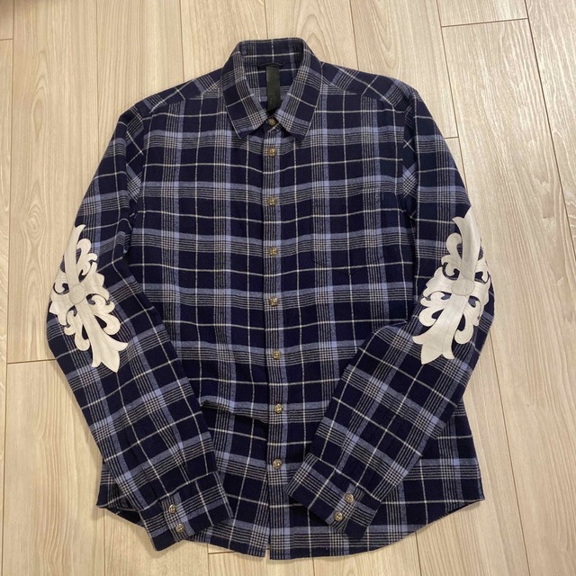激レア Chrome Hearts パッチ ネルシャツ | domaine-labenissondieu.fr