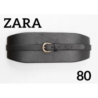 ザラ(ZARA)の【お値下げ中】ZARA 新品未使用 レザーサッシュ 本革ベルト ウエストマーク (ベルト)