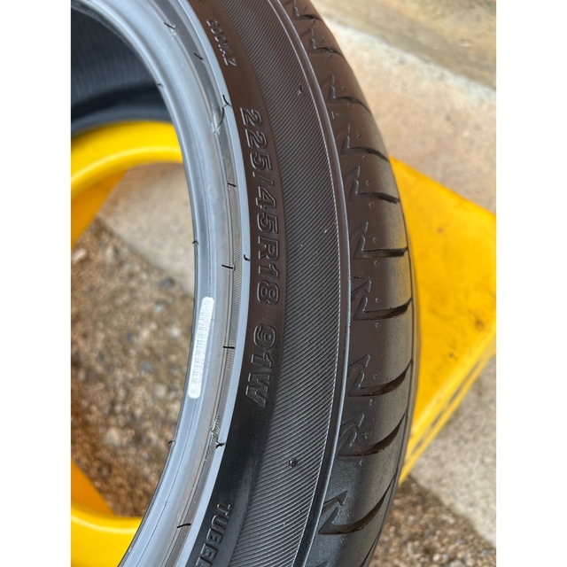 オイルペイント 国産 2021年製 最高級 225/45R18 2本 クラウン