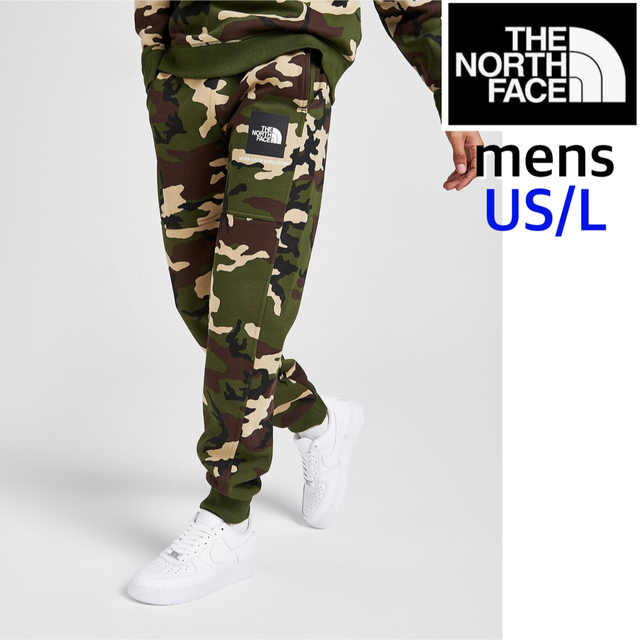 海外限定】TNF ジョガーパンツ メンズ 迷彩 US/L 日本サイズXL 宅配