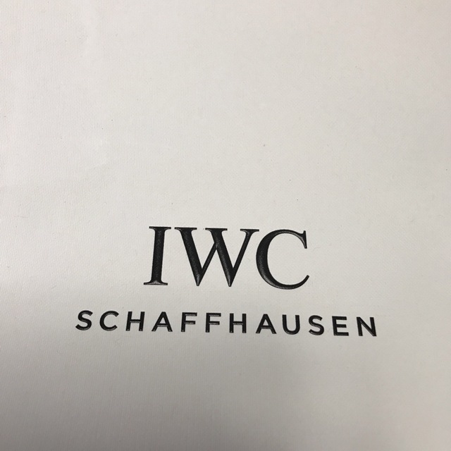 IWC(インターナショナルウォッチカンパニー)のIWC ショップ袋 メンズの時計(腕時計(アナログ))の商品写真