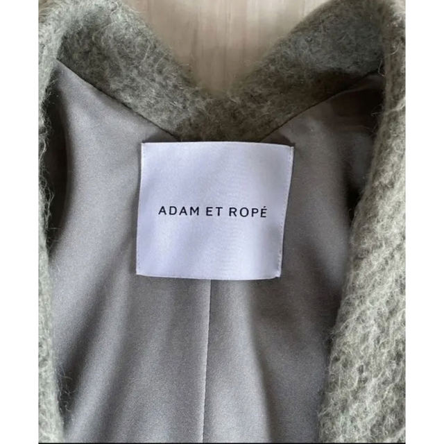 Adam et Rope'(アダムエロぺ)のアダムエロペ　モヘヤシャギーコート レディースのジャケット/アウター(ロングコート)の商品写真