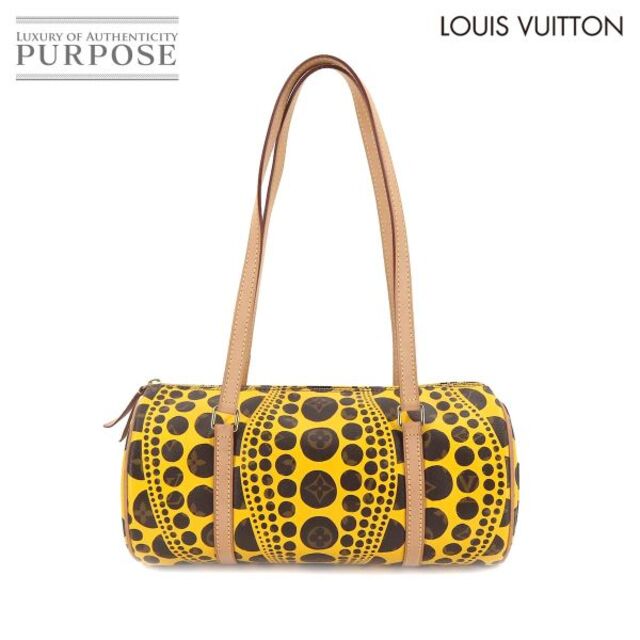 LOUIS VUITTON - 【新品同様】 ルイ ヴィトン LOUIS VUITTON モノグラム パンプキンドット パピヨン ショルダー バッグ ジョーヌ 草間彌生 M40688 【中古】