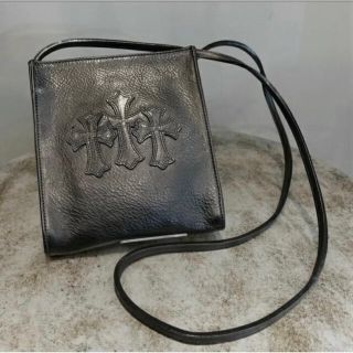 Chrome Hearts セメタリークロス エナメル ショルダー バッグ