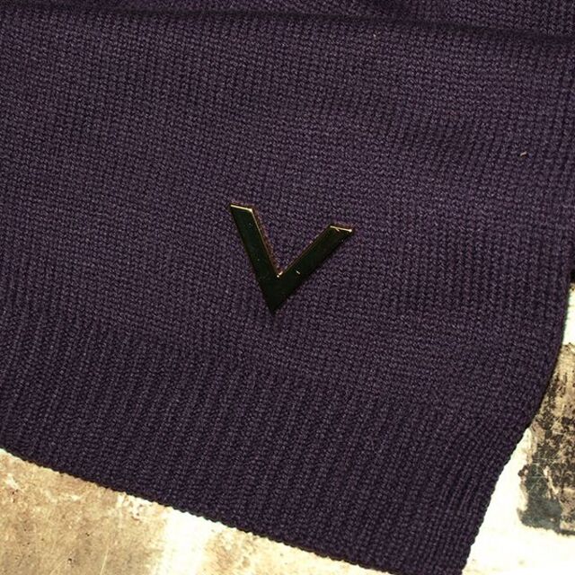 ーター】 VALENTINO - ヴァレンティノ・カシミヤセーター◇パープル系