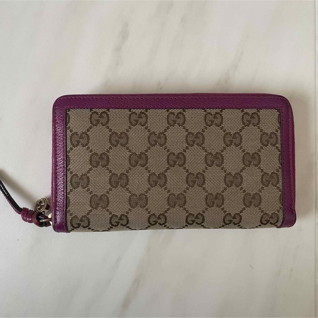 Gucci(グッチ)の箱あり GUCCI グッチ ラウンドファスナー 長財布 GGキャンバス レディースのファッション小物(財布)の商品写真