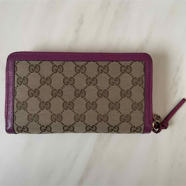 Gucci(グッチ)の箱あり GUCCI グッチ ラウンドファスナー 長財布 GGキャンバス レディースのファッション小物(財布)の商品写真