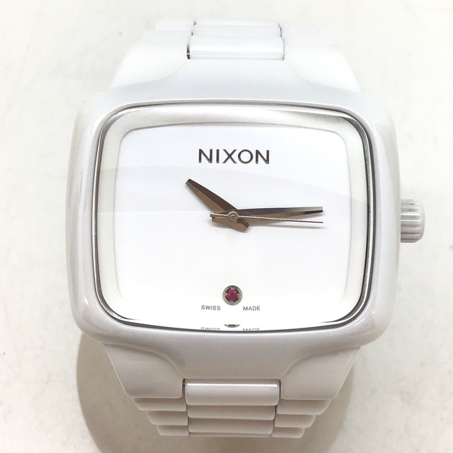 NIXON 白 セラミック時計 | nate-hospital.com