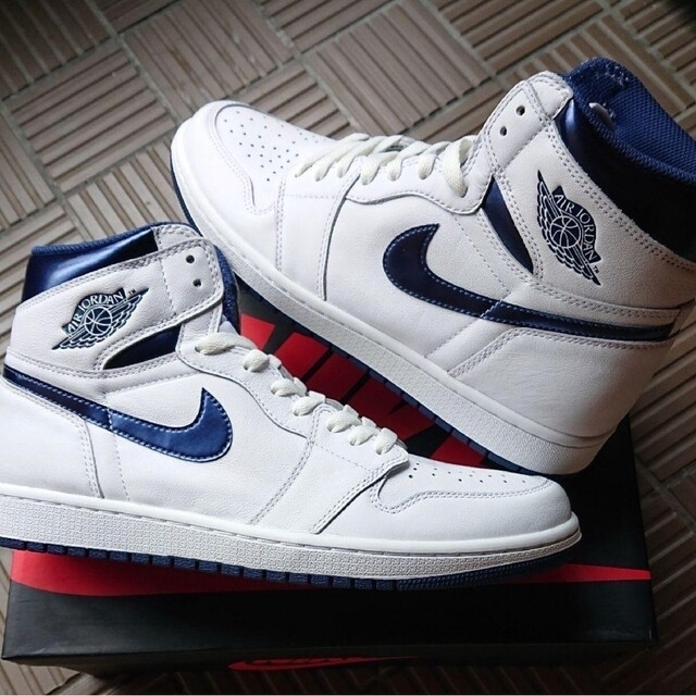 Nike Air Jordan 1 Metallic Navy