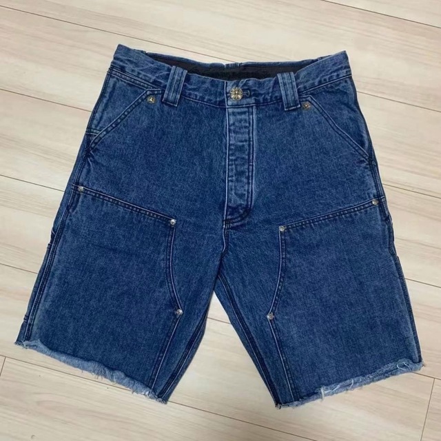 クロムハーツCarpenter Jean Shorts dark Blue