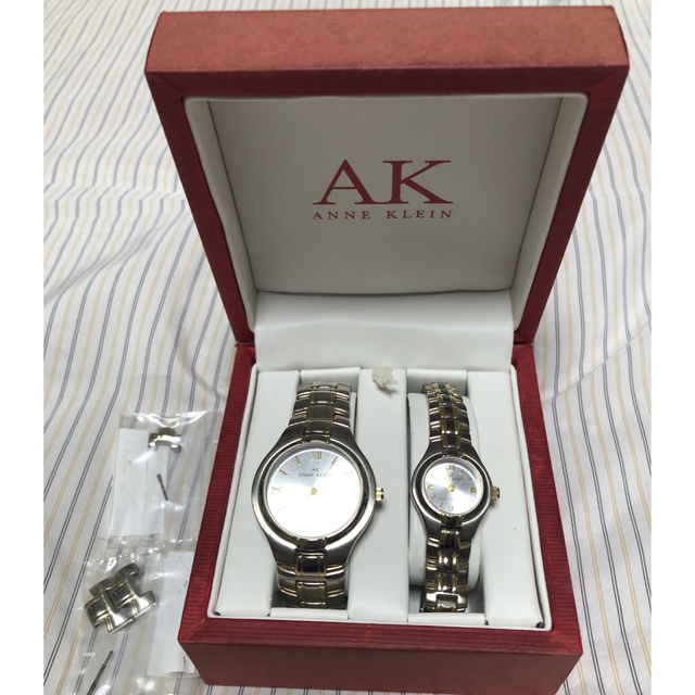 ANNE KLEIN(アンクライン)の美品　ペアウォッチ  アン クライン　ケースなし レディースのファッション小物(腕時計)の商品写真