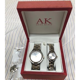 アンクライン(ANNE KLEIN)の美品　ペアウォッチ  アン クライン　ケースなし(腕時計)