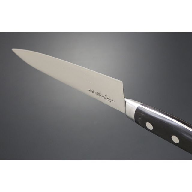 KC-741 関兼常 全鋼 (本刃付) 口金付 牛刀 黒合板柄 180mm New Arrival ...