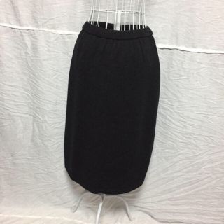 アメリヴィンテージ(Ameri VINTAGE)の vintage 上質 ニット スカート black(ロングスカート)