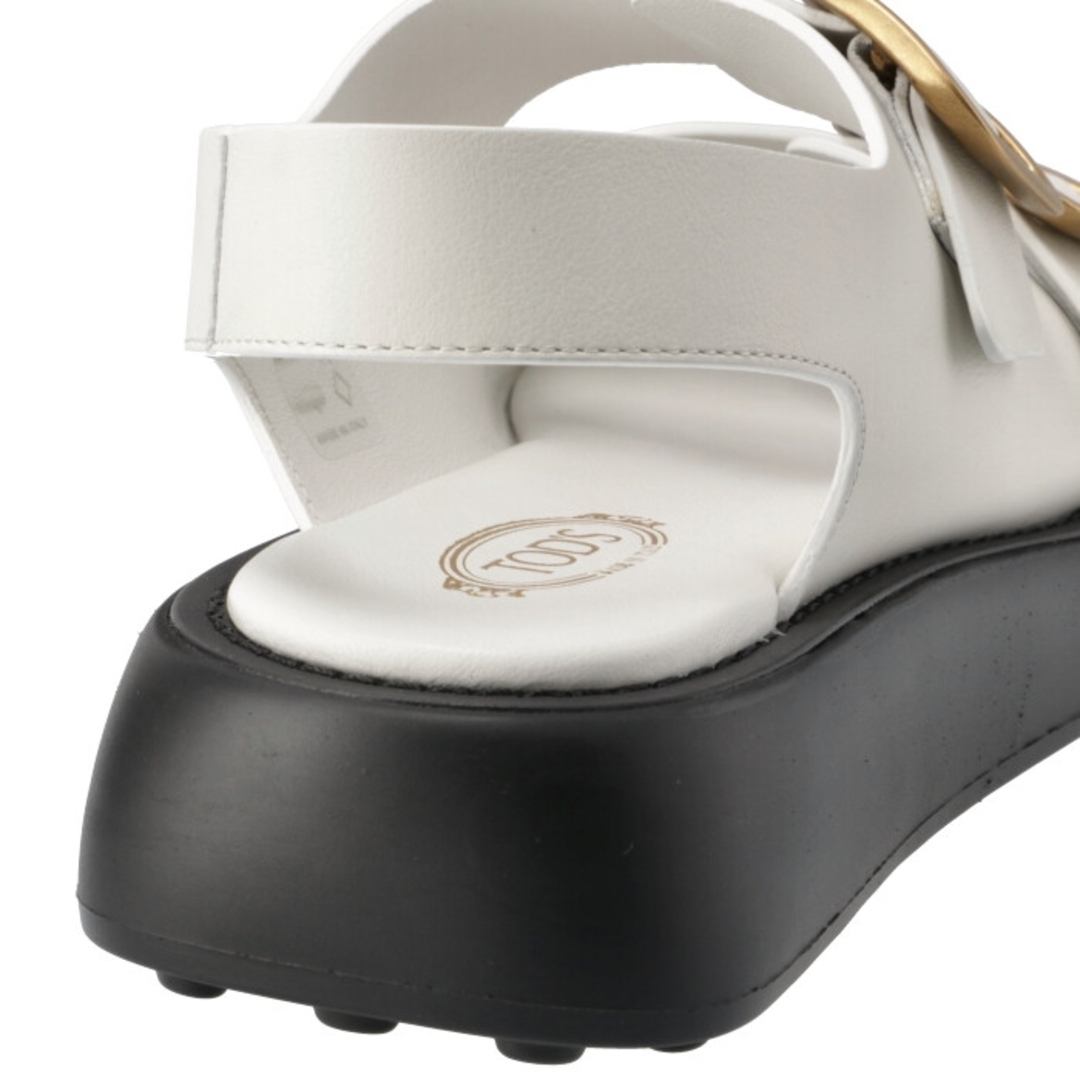 TOD'S(トッズ)のトッズ TOD'S サンダル レザー メタル バックル レディース 靴 シューズ XXW11K0FH50 MID B001 レディースの靴/シューズ(サンダル)の商品写真
