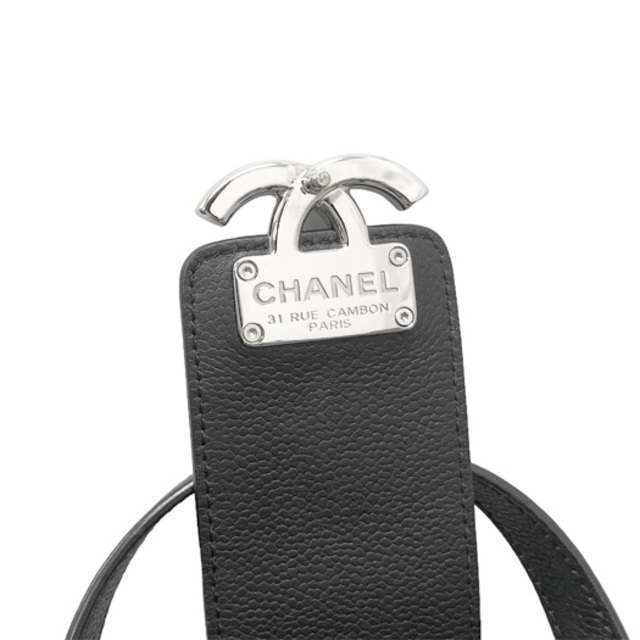 CHANEL(シャネル)のシャネル マトラッセ スモール ショッピングバッグ A98664 ブラック レディースのバッグ(トートバッグ)の商品写真