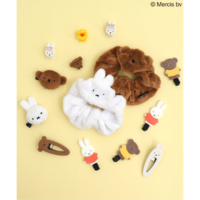 miffy(ミッフィー)のmiffy boris シュシュ ヘアゴム 2セット レディースのヘアアクセサリー(ヘアゴム/シュシュ)の商品写真