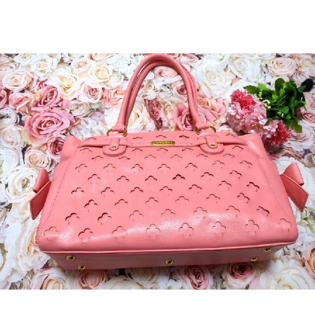 LIZ LISA(リズリサ)のリズリサ♥ピンク♥花柄♥リボン付き❤バッグ レディースのバッグ(トートバッグ)の商品写真