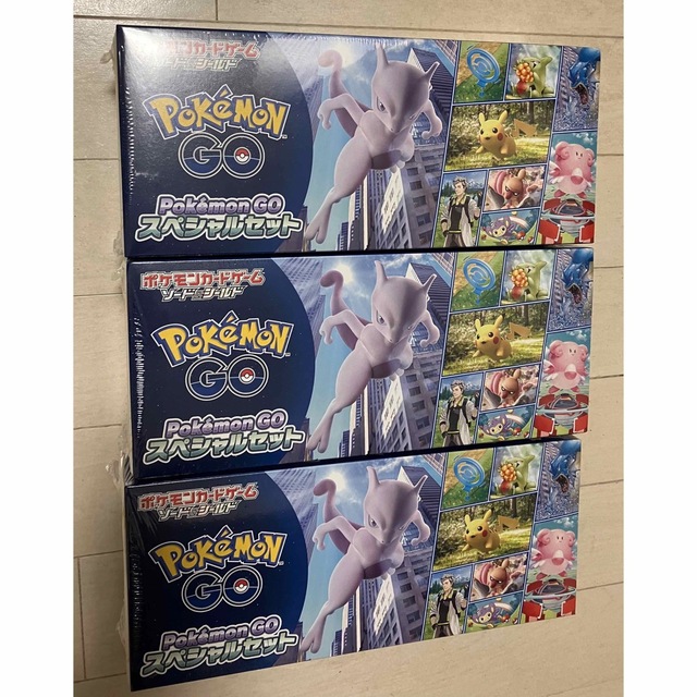 Pokemon go スペシャルセット 3BOX シュリンク付き の通販 by にこら's