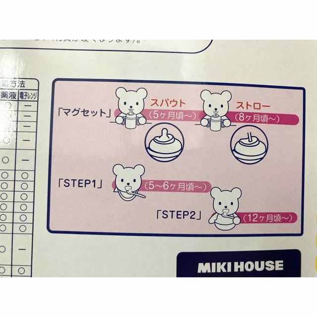 mikihouse(ミキハウス)のミキハウス　ベビー食器 キッズ/ベビー/マタニティの授乳/お食事用品(離乳食器セット)の商品写真