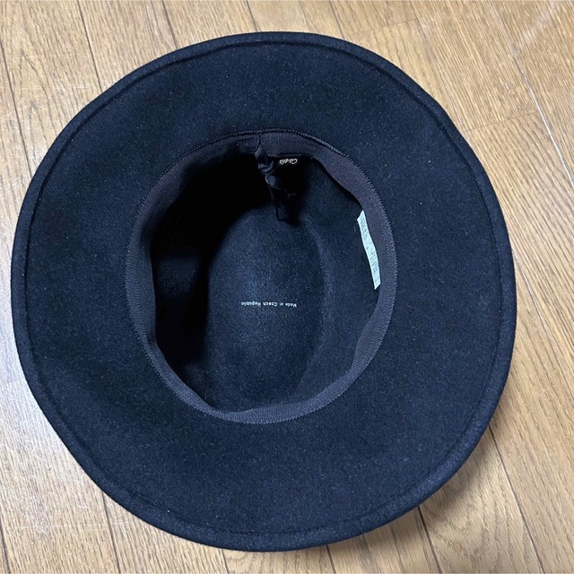 CA4LA(カシラ)の秋冬！カシラ CA4LA 古着ソフト帽 黒 ラビットファー100%   メンズの帽子(ハット)の商品写真