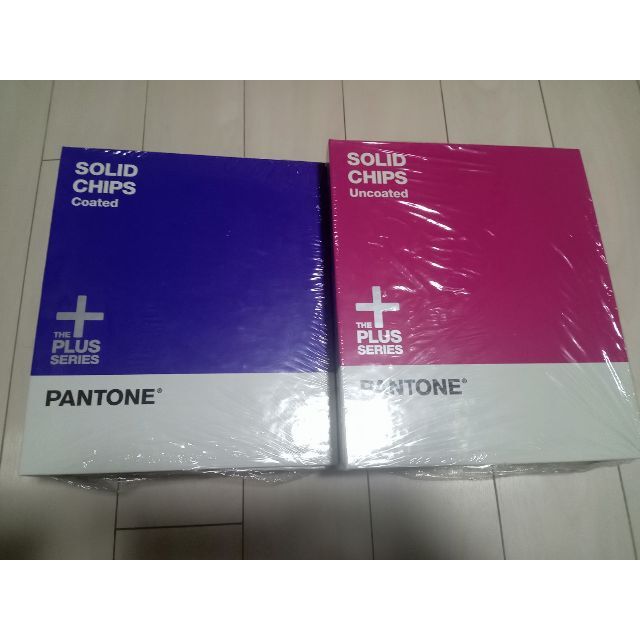 【新品】PANTONE　パントン カラーチップ／2冊組（コート紙 上質紙）