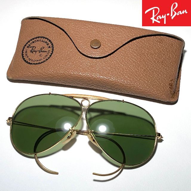 ◆ Ray Ban ◆ 70s 10KGF ティアドロップサングラス