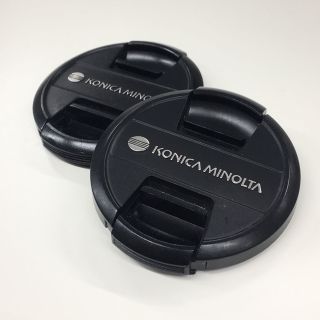 コニカミノルタ(KONICA MINOLTA)のKONICAMINOLTA コニカミノルタ Φ55 レンズキャップ 2個(フィルムカメラ)