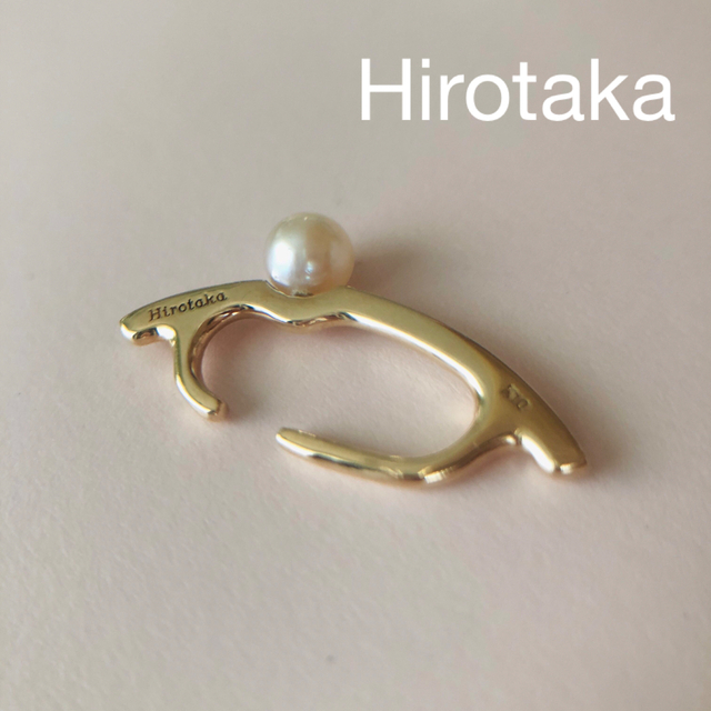 詰替え ヒロタカ hirotaka パール付 イヤーカフ K10 - イヤーカフ